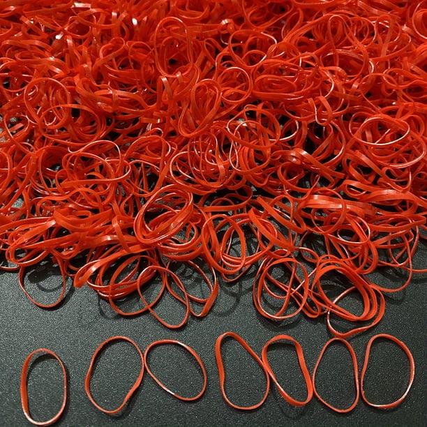 1000pcs of Transparent Mini Hair Ties - Get That Perfect Ponytail with Clear Elastic Hair Rubber Bands!