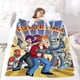 thumbnail image 5 of Futurama anti-pilling, suave, ligera, esponjosa y acogedora de lujo para hogar y cocina – Perfecta para niños y adultos, 100 x 150 cm, 5 of 6