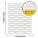 thumbnail image 1 of 1 Roll Large Chicken Wire Net 13.7x236 Inches For Craft Projects Galvanized Metal Hexagonal Wire Netting, Pet Critters Fence, Lightweight Mesh Wire For Craft Projects, Home Use And Gardening, 1 of 2