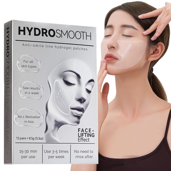 Mascarilla Tratamiento Facial HYDROSMOOTH Parches para Líneas de Sonrisa 12 unidades