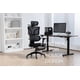 thumbnail image 3 of Silla Ergonómica Oficina Ejecutiva Reclinable Con Colgador Homer Design Negro Algodón, 3 of 8