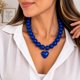 thumbnail image 1 of Collar Chicle Chunky De Cuentas Grandes Corazón Unisex turquesa 22, 1 of 3