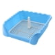 thumbnail image 1 of Bandeja De Inodoro De Entrenamiento Para Gatos Y Mascotas, Inodoro De Celosía Desmontable Para Perros, Para Interior, Azul, Mediano, 1 of 3