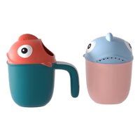 Genérico - Set 4 Jarro Taza Ducha Botella Baño Niños Bebes Lau