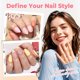 thumbnail image 3 of UNA GELLA Short Almond Nail Tips 450PCS Fake Acrylic Nail Tips, 3 of 3