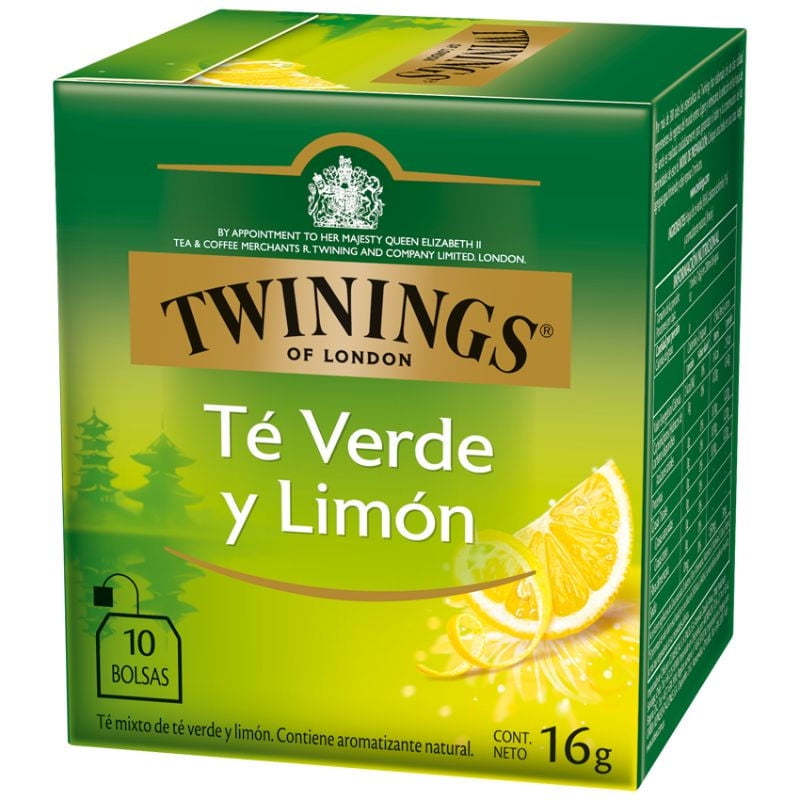 Té Verde Y Limón Caja 16 g Twinings