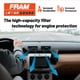 thumbnail image 2 of Filtro de aire de motor FRAM Extra Guard CA4309 para Infiniti, Nissan, 2 of 6