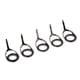 thumbnail image 4 of 5 unids ca?a de pescar ojos SIC Ring Spinning Rod Guías Line Anillos 7mm, 4 of 5