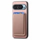 thumbnail image 5 of Funda de Cuero Magnética con Tarjetero para Google Pixel 9 Cubierta Delgada Rosa, 5 of 5