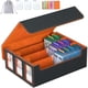 thumbnail image 1 of Caja organizadora de cartas SENVINI de 3 filas, capacidad para más de 2400 cartas, 1 of 6