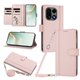 thumbnail image 1 of Funda Billetera de Cuero Sintético para OnePlus 15, Rosa, 1 of 6