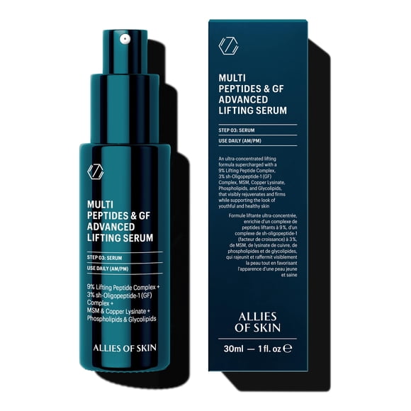 Sérum Facial Allies Of Skin Múltiples Péptidos Factor De Crecimiento
