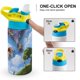 thumbnail image 4 of Up Botella de Agua con Tapa Pop Top de Un Toque, Acero Inoxidable, a Prueba de Fugas, para Deportes, Botella Infantil azul 12 oz, 4 of 6