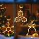 thumbnail image 4 of Paquete de 3 luces navideñas para ventana con ventosas y pilas., 4 of 5