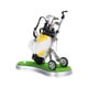thumbnail image 1 of Mini Bolígrafos De Golf Con Soporte Para Bolsa De Golf Y Carrito Para Cualquier Entusiasta Del Golf, Resistente, Blanco Y Amarillo, 1 of 5