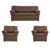 Muebles América - Living América 311 Cuero Auris Café