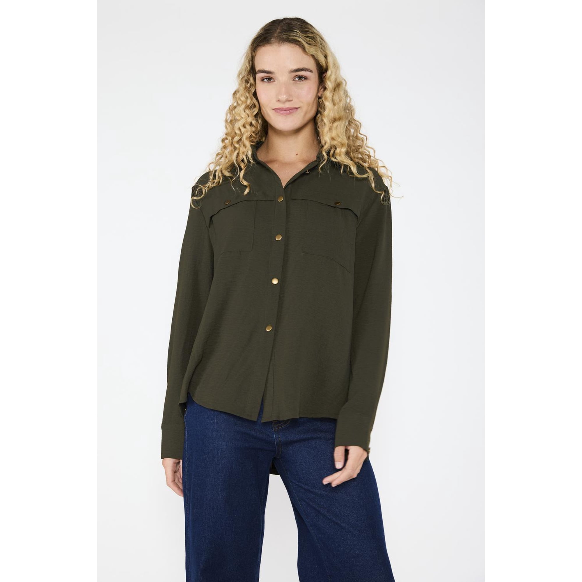 Eclipse - Camisa Leticia Verde Militar Verde Xl