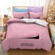 thumbnail image 1 of Black_pink 3 Pcs Comforter Set with 2 Pillowcases,Blackpin_k Bedding Set Sheet Set for Kids Adults,All Season Lightweight, 1 of 5
