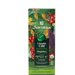 Cápsulas De Café Juan Valdez Espresso Orgánico 8 Und.