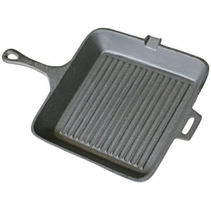 Old Mountain - Plancha Cuadrada Con Grill Hierro Fundido