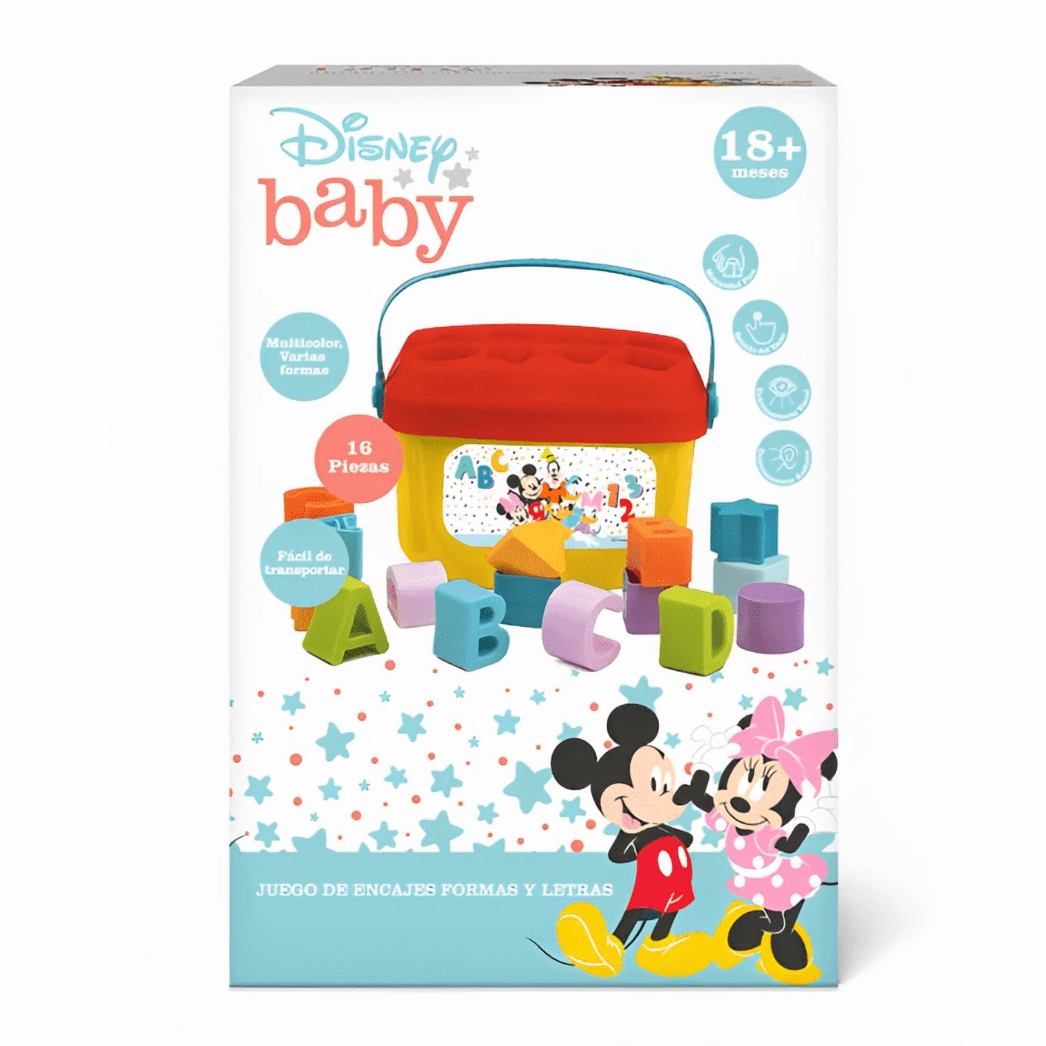 Juego De Encajes 16 Bloques – Disney Baby