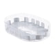 thumbnail image 3 of Organizador Rectangular Para Refrigerador, Soporte Giratorio Para Condimentos, Para Armario, Mesa, Transparente, Blanco, 3 of 5