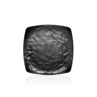 Kulsan - Plato Melamina Cuadrado Negra 21.5 X 21.5 Cm Linea Carre