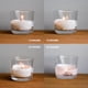 thumbnail image 4 of Juego de 36 velas Votive Candwax, color blanco, sin perfume, 15 horas de combustión, 4 of 7