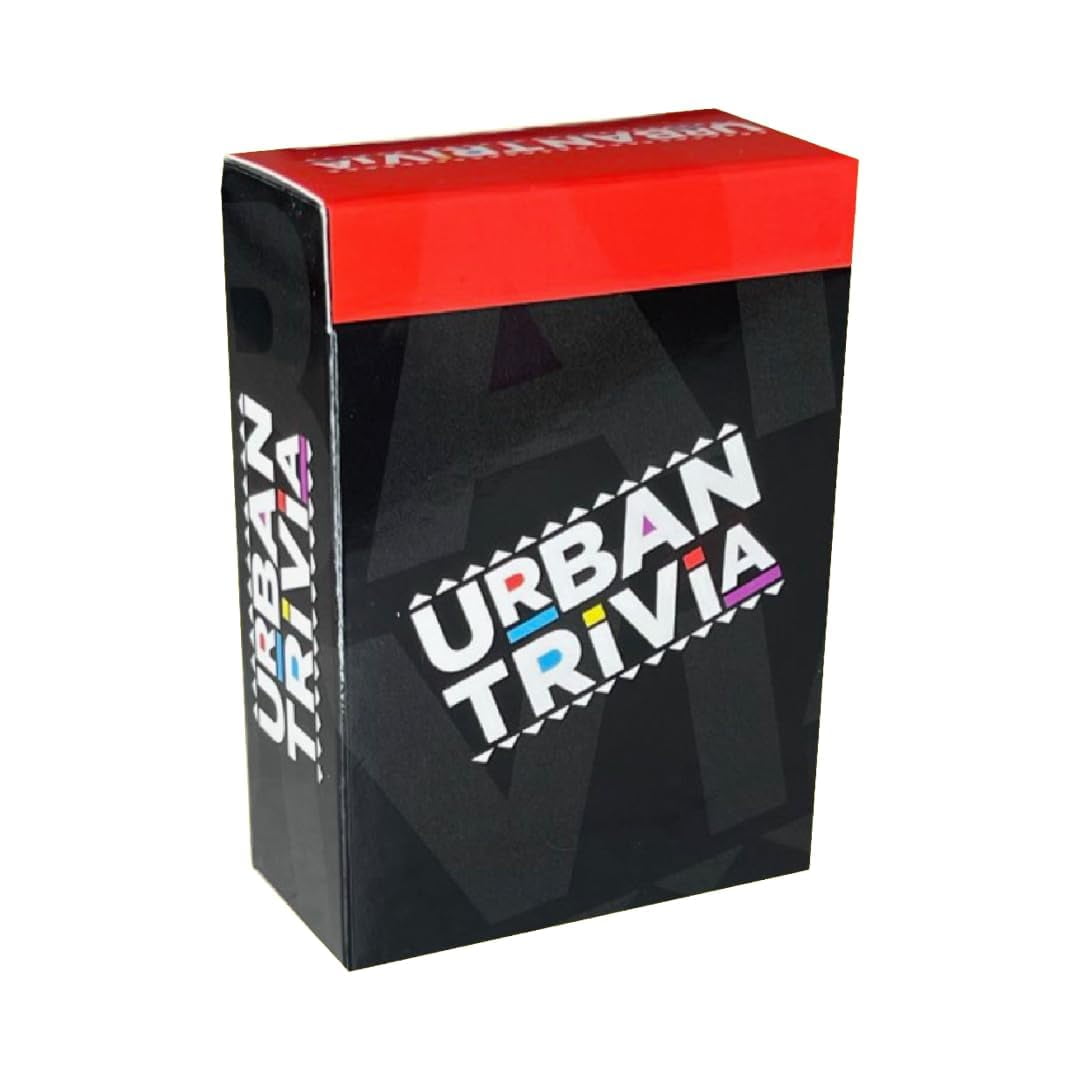 Trivia Game Urban Trivia Game Juego De Cartas Negro Para Adultos