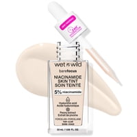 Skin Tint Wet N Wild: Porcelana Bare Focus Con 5% De Niacinamida