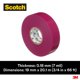 thumbnail image 3 of Cinta aislante 3M de vinilo escocés con codificación de colores, 35 violetas, 10 rollos, 3 of 6
