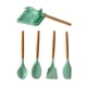 thumbnail image 4 of Juego De Utensilios De Cocina Para Casa De Muñecas, Accesorios Ricos, Adorno Para Casa De Muñecas 1:6, Verde Claro, 4 of 5