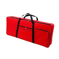 Bothyi - Estuche Para Teclado De 61 Teclas, Estuche De Transporte, Impermeable, Funda Para Piano Para Estudio De Música, Color Rojo