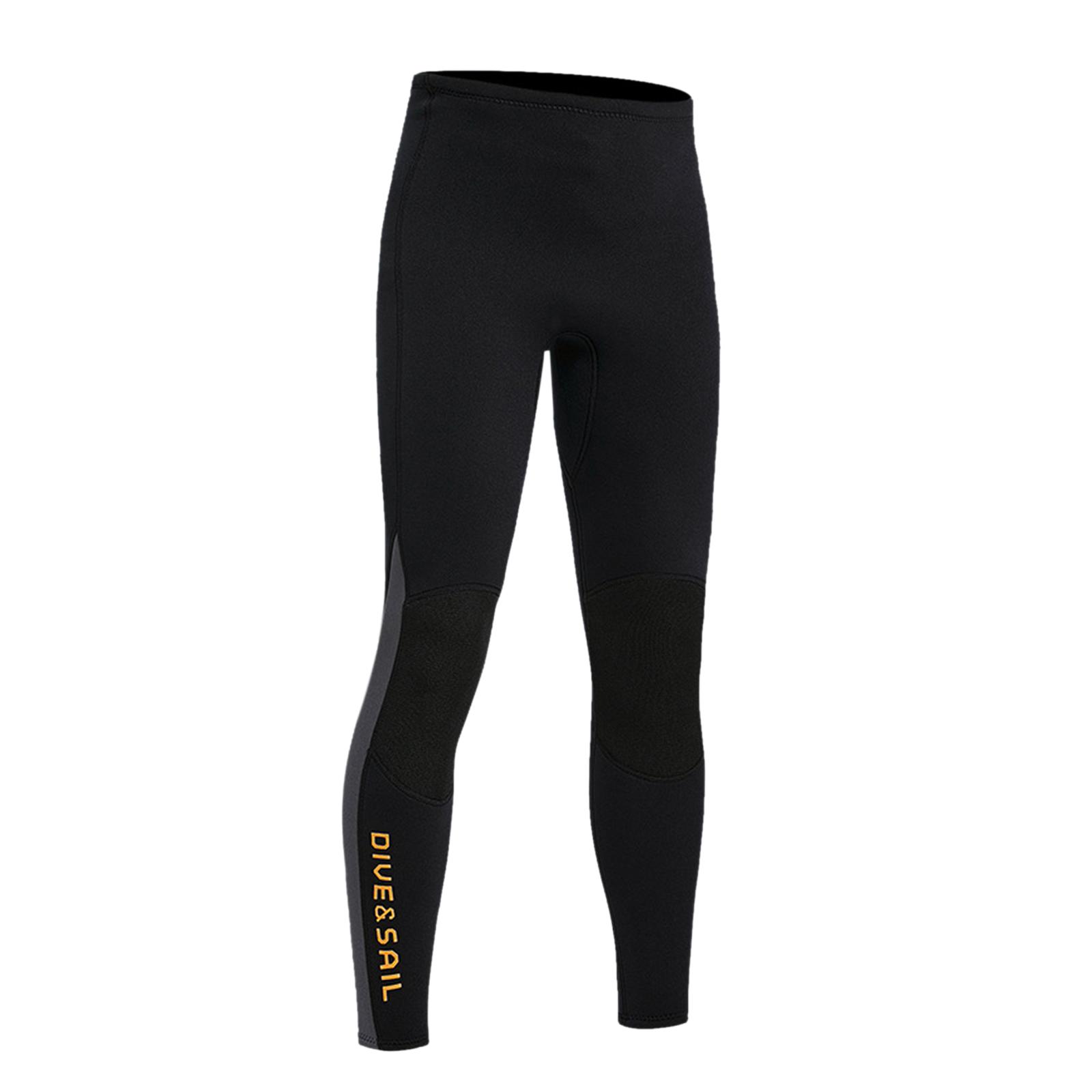 Magideal - De Buceo De Neopreno De 3Mm, Pantalones De Buceo, Pantalones De Surf Para Mantener El Calor, Navegación, Pesca , Pantalones De Piragüis , Hombre Negro M