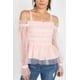 thumbnail image 4 of Top de Malla Transparente con Hombros Abiertos, 4 of 5