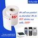 thumbnail image 4 of Papel térmico para recibos PosPaperRoll 58 mm x 26 m, 30 rollos, libre de BPA, 4 of 6