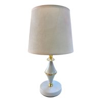 Genérico - Lámpara Velador Mesa Moderna Dormitorios Blanca Jhn