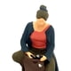 thumbnail image 3 of Tiny 1/64 Diorama Coleccionable Fitness Mujer Hombre Figura Street Train Road Squat Mujeres Azul, 3 of 3