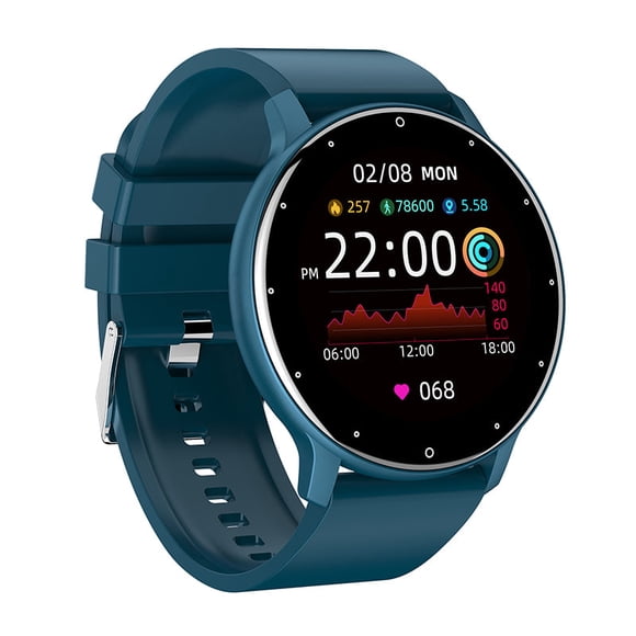 Reloj Inteligente Smartwatch Bluetooth ZL02 Sports Fitness Azul para uso diario