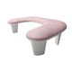 thumbnail image 4 of Soporte Para Reposabrazos De Uñas Para Manicura, Portátil, En Forma De U, Para Manicura, Salón De Uñas, Hogar, Rosa, 4 of 5