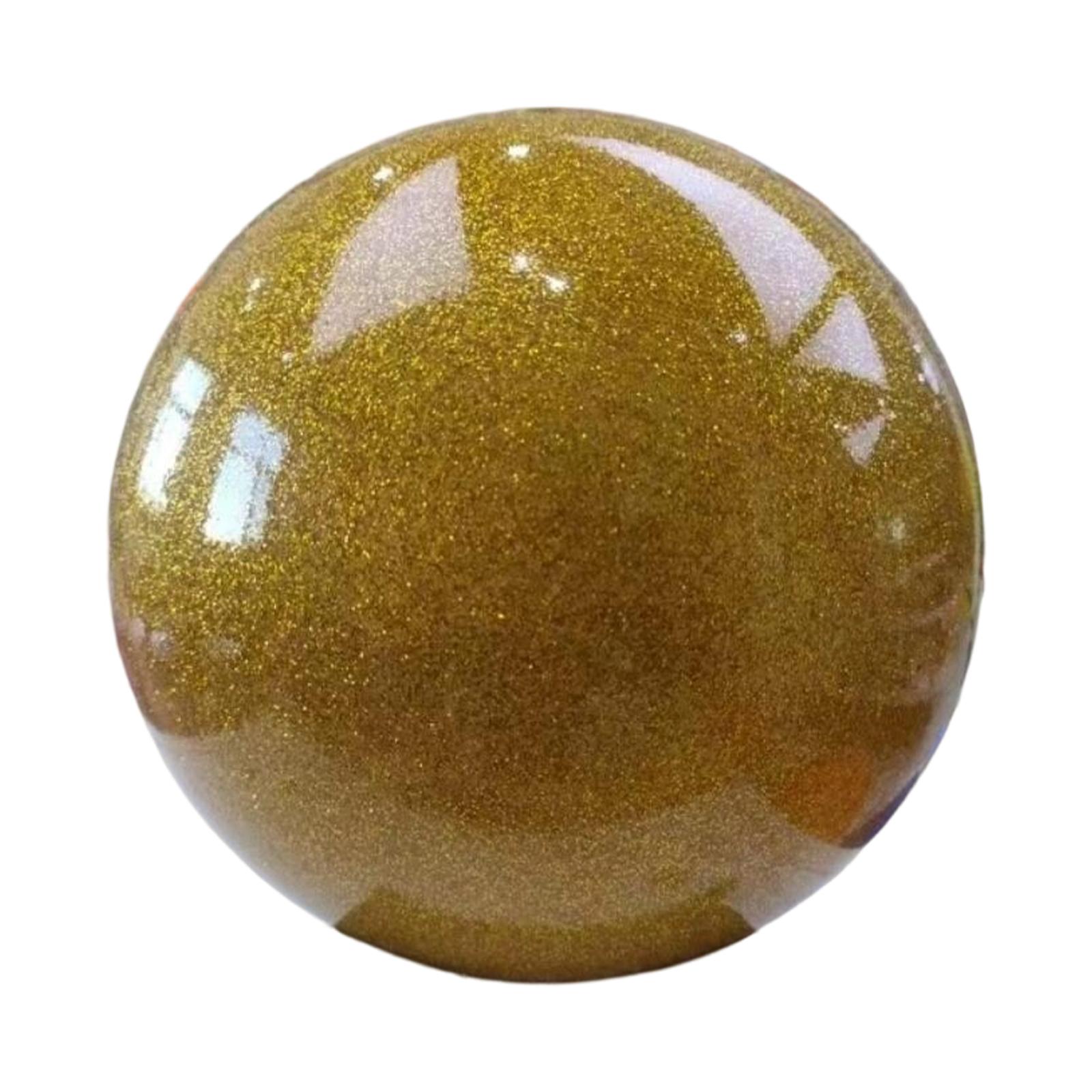 Magideal - Pelota De Gimnasia Rítmica De 18 Cm Para Práctica De Gimnasia Rítmica, Equipo De Gimnasio De Técnica Profesional Para Entrenamiento De Rendimiento Fís Oro