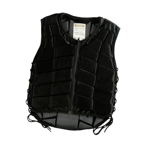 Ioensy - Chaleco Ecuestre Chaleco Para Montar A Caballo Para Niños Niñas Niños (Negro) M