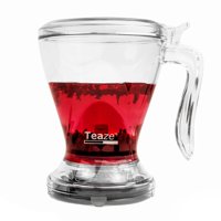 Teaze Infuser - Infusor De Té Teaze Para Té De Hojas Sueltas, Redondo, Transparente, Sin Bpa