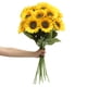 thumbnail image 1 of Flores De Girasol Artificiales De Seda De Tallo Largo 6 Unidades, 1 of 7