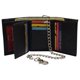 thumbnail image 3 of Cadena de piel Wallet Swiss Marshall con triple pliegue y bloqueo RFID, 3 of 6