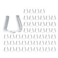 Magideal - 50 Uds Clips De Luz Navideña, Clips De Luz Navideña, Clips De Soporte De Luz, Ganchos Para Colgar Luces Pequeñas, Ganchos Para Canalones Al Aire Libre