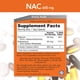 thumbnail image 3 of Suplemento NOW Foods: NAC-acetil cisteína, 600 mg, 250 cápsulas, 3 of 3