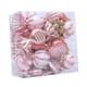 thumbnail image 2 of 18 Piezas Bolas de Navidad Adornos para Árbol Esferas Decorativas Y Colgantes Festivos Fabricados en Plástico Duradero Adecuado para La Decoración de Oro rosa, 2 of 5