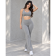 thumbnail image 1 of Conjunto Deportivo Mujer Peto y Calza Flare Cintura Alta Gym, 1 of 5