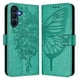 thumbnail image 5 of Funda cartera mariposa para Samsung Galaxy A26 5G con soporte y ranuras para tarjetas Verde, 5 of 5